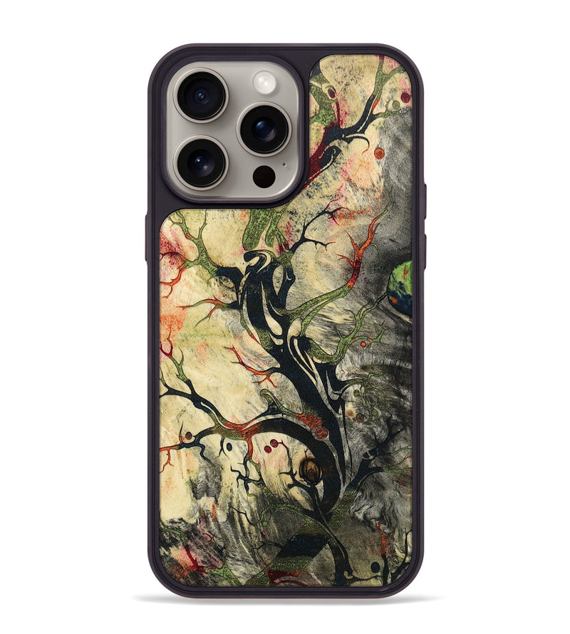 iPhone 15 Pro Max Wood+Resin Phone Case - Cesar (Harvest, 667998)