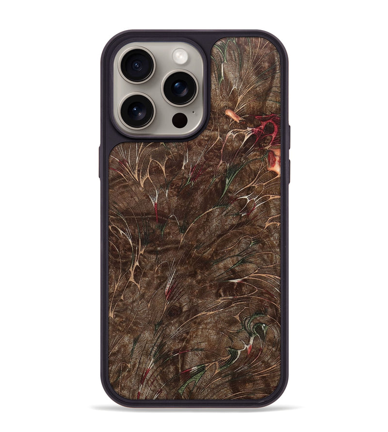 iPhone 15 Pro Max Wood+Resin Phone Case - Marcos (Harvest, 668003)