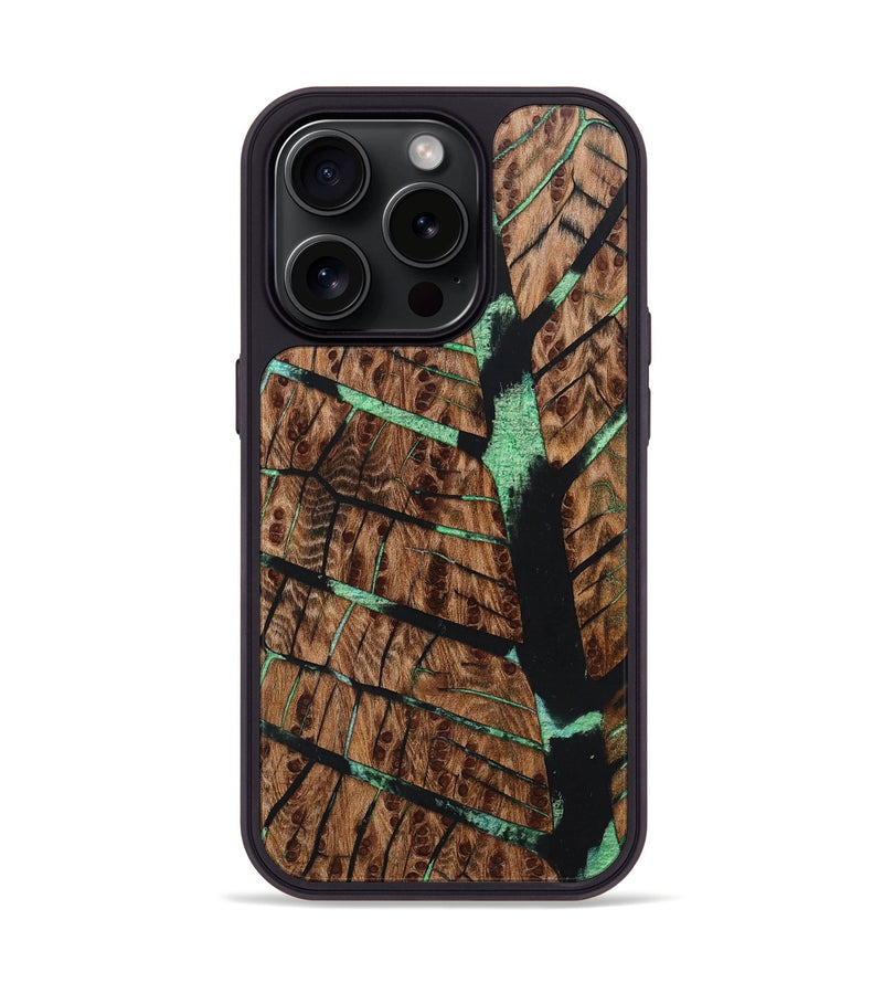 iPhone 15 Pro Wood+Resin Phone Case - Paulina (Harvest, 668051)