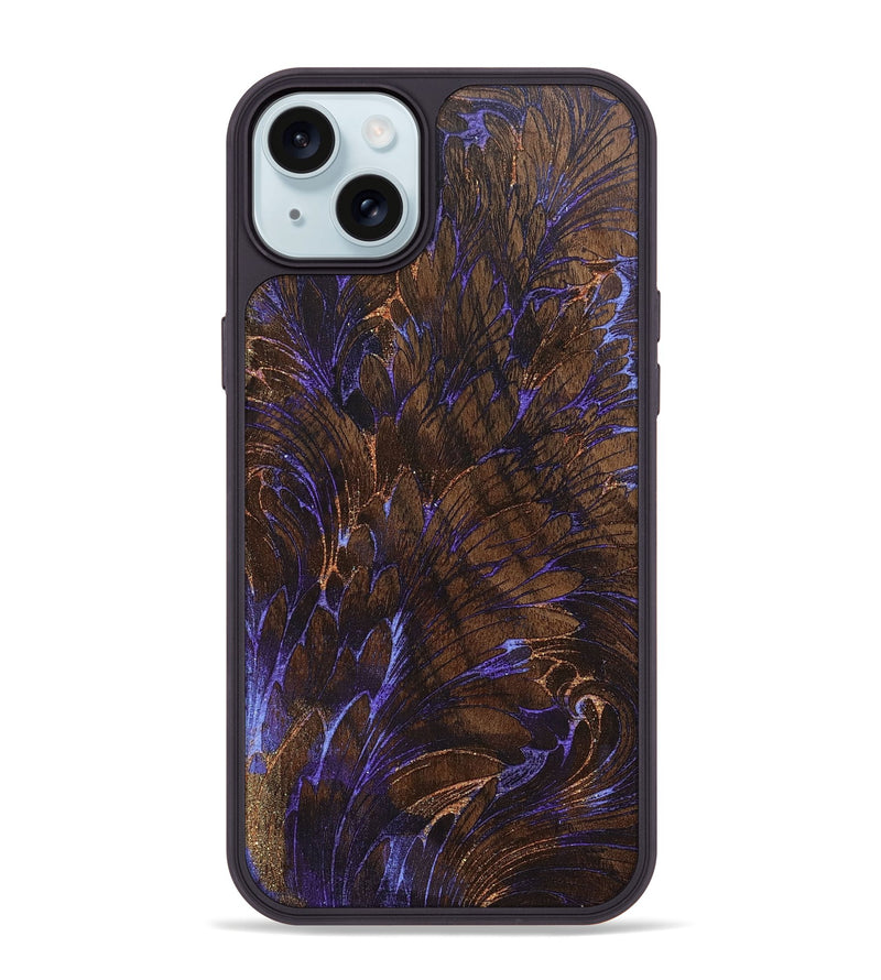 iPhone 15 Plus Wood+Resin Phone Case - Daryl (Harvest, 668057)