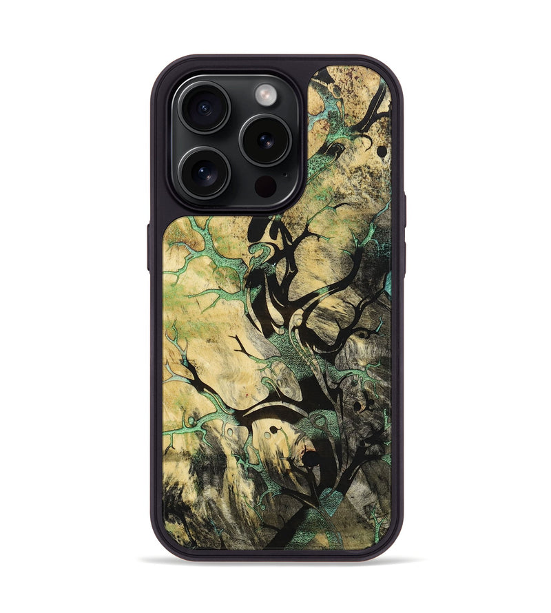 iPhone 15 Pro Wood+Resin Phone Case - Jacqueline (Harvest, 668062)