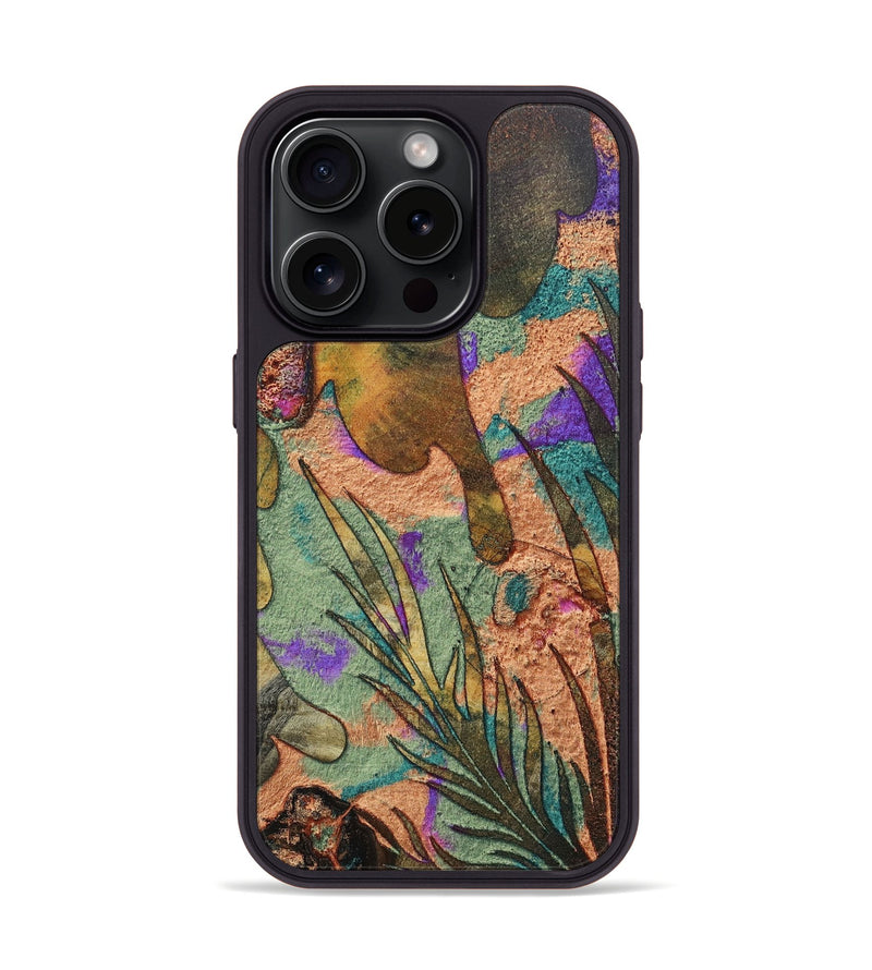 iPhone 15 Pro Wood+Resin Phone Case - Liliana (Harvest, 668067)