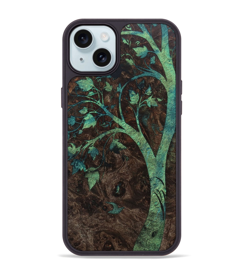 iPhone 15 Plus Wood+Resin Phone Case - Porter (Harvest, 668075)