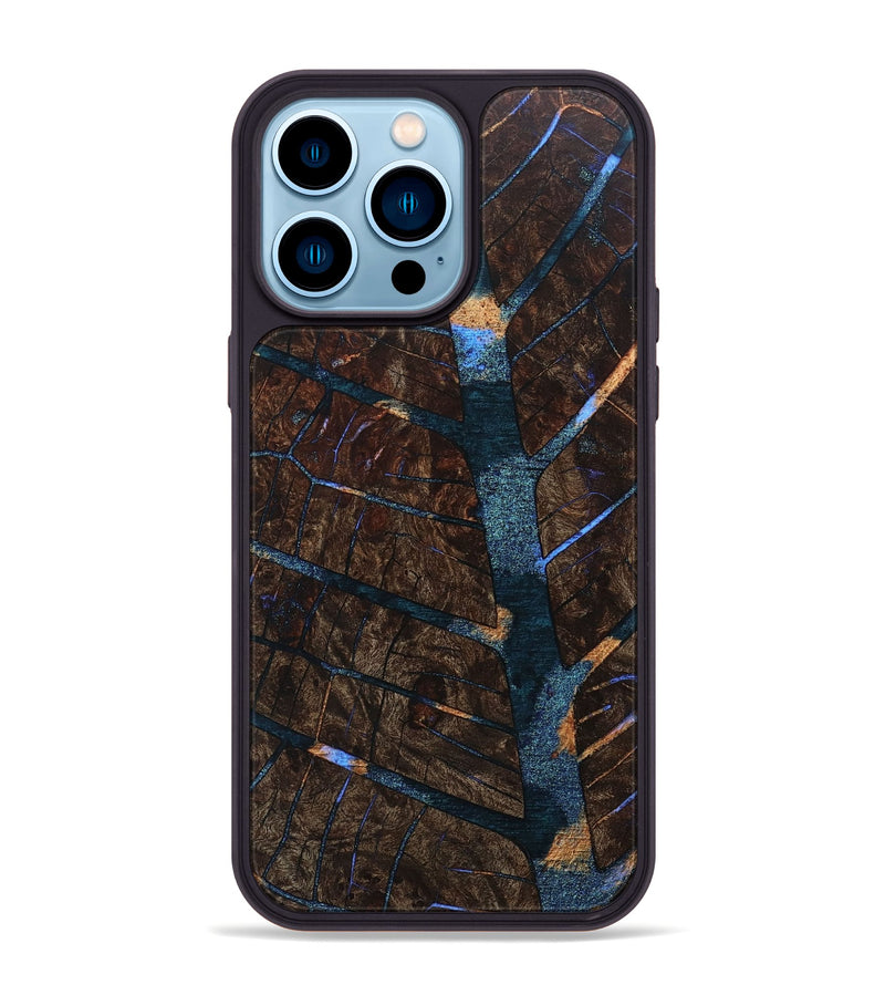 iPhone 14 Pro Max Wood+Resin Phone Case - Grayson (Harvest, 668077)