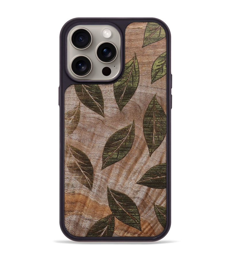 iPhone 15 Pro Max Wood+Resin Phone Case - Annika (Harvest, 668290)
