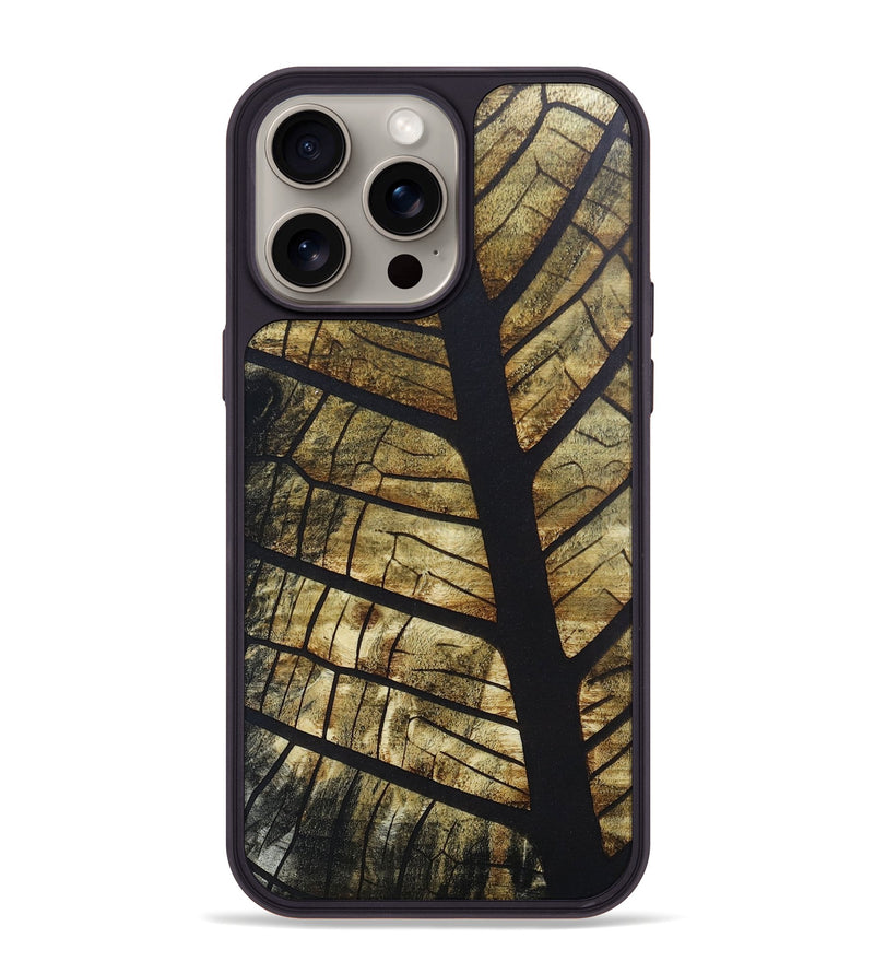 iPhone 15 Pro Max Wood+Resin Phone Case - Natalia (Harvest, 668292)