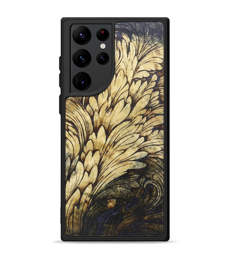 Galaxy S22 Ultra Wood+Resin Phone Case - Krystal (Harvest, 668303)