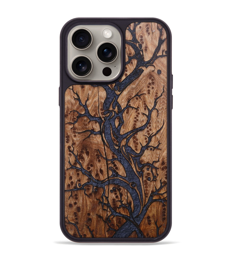 iPhone 15 Pro Max Wood+Resin Phone Case - Walter (Harvest, 668312)