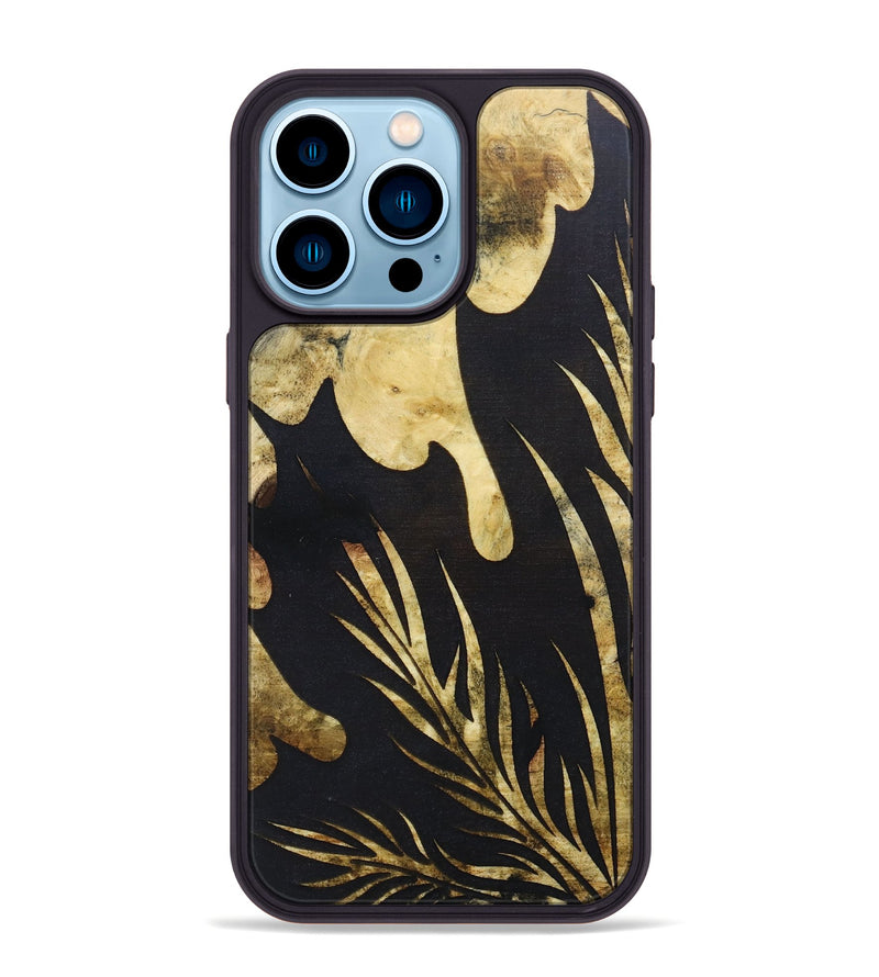 iPhone 14 Pro Max Wood+Resin Phone Case - Sam (Harvest, 668316)