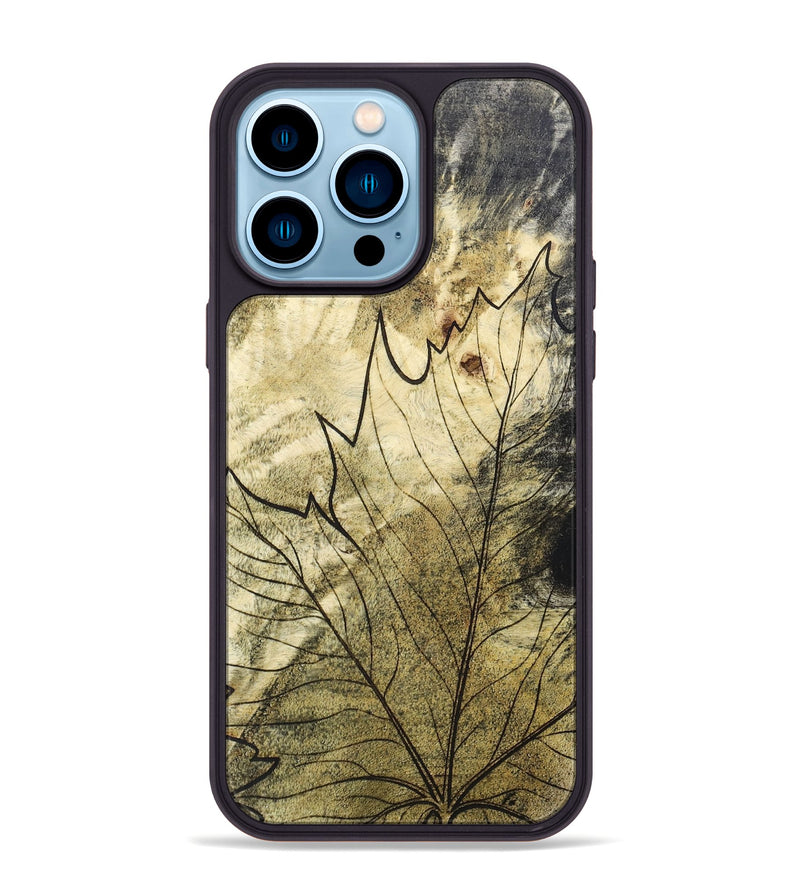 iPhone 14 Pro Max Wood+Resin Phone Case - Emil (Harvest, 668320)