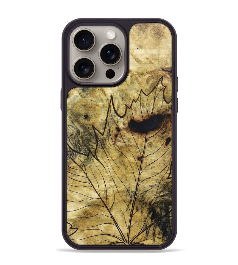 iPhone 15 Pro Max Wood+Resin Phone Case - Marissa (Harvest, 668324)