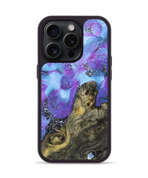 iPhone 15 Pro Wood+Resin Phone Case - Tara (Cosmos, 669060)