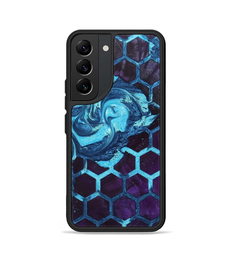 Galaxy S22 Wood+Resin Phone Case - Mitchell (Pattern, 669316)