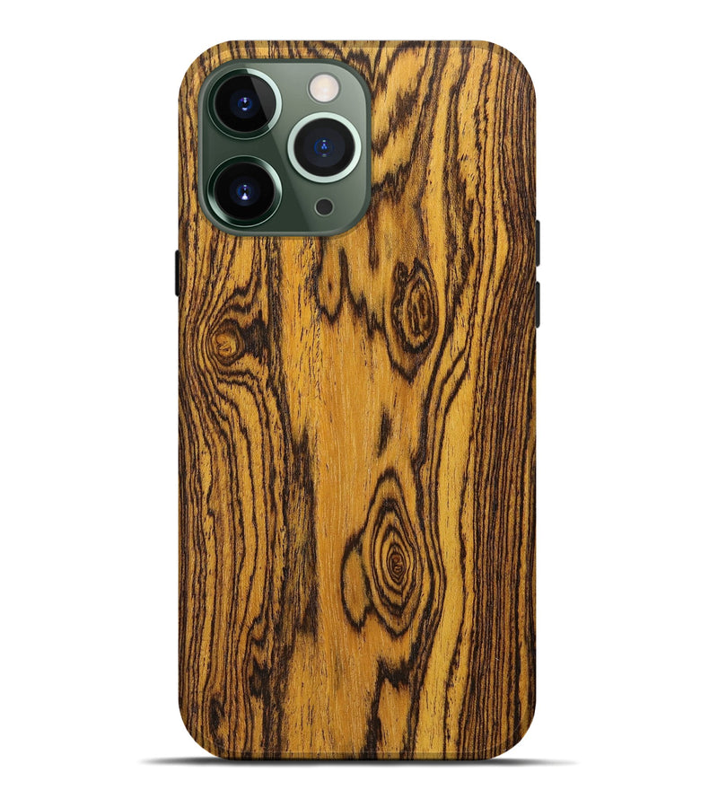 iPhone 13 Pro Max Wood+Resin Live Edge Phone Case - Hunter (Wood Burl, 670800)
