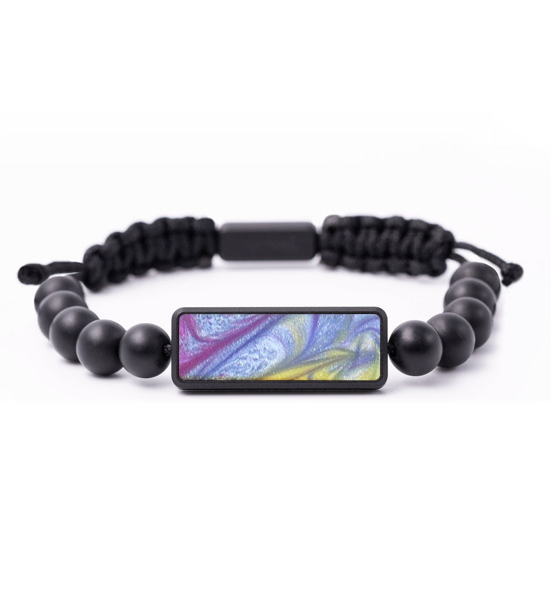 Onyx Bead ResinArt Bracelet - Nayeli (Watercolor, 671125)