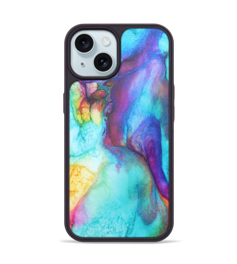 iPhone 15 ResinArt Phone Case - Quinn (Watercolor, 671169)