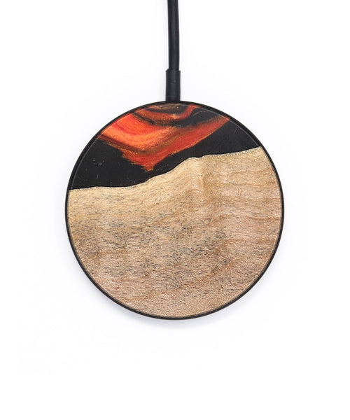 Circle Wood+Resin Wireless Charger - Jayleen (Lava, 671801)