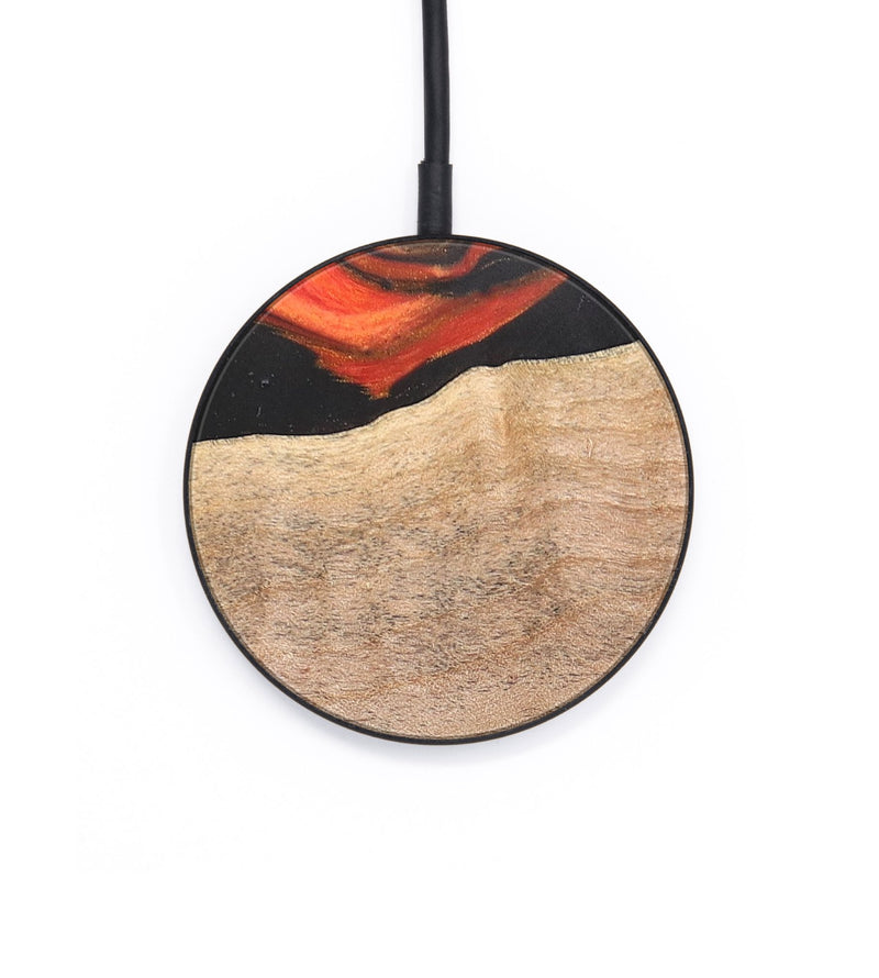 Circle Wood+Resin Wireless Charger - Jayleen (Lava, 671801)