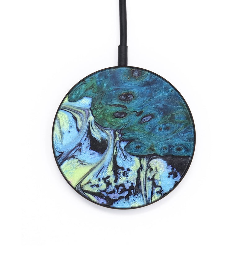 Circle Wood+Resin Wireless Charger - Teagan (Aurora, 671864)