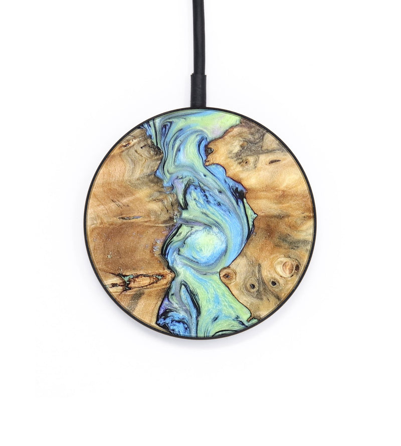 Circle Wood+Resin Wireless Charger - Marcus (Aurora, 671866)