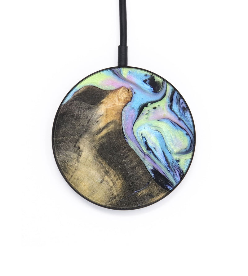 Circle Wood+Resin Wireless Charger - Keith (Aurora, 671870)