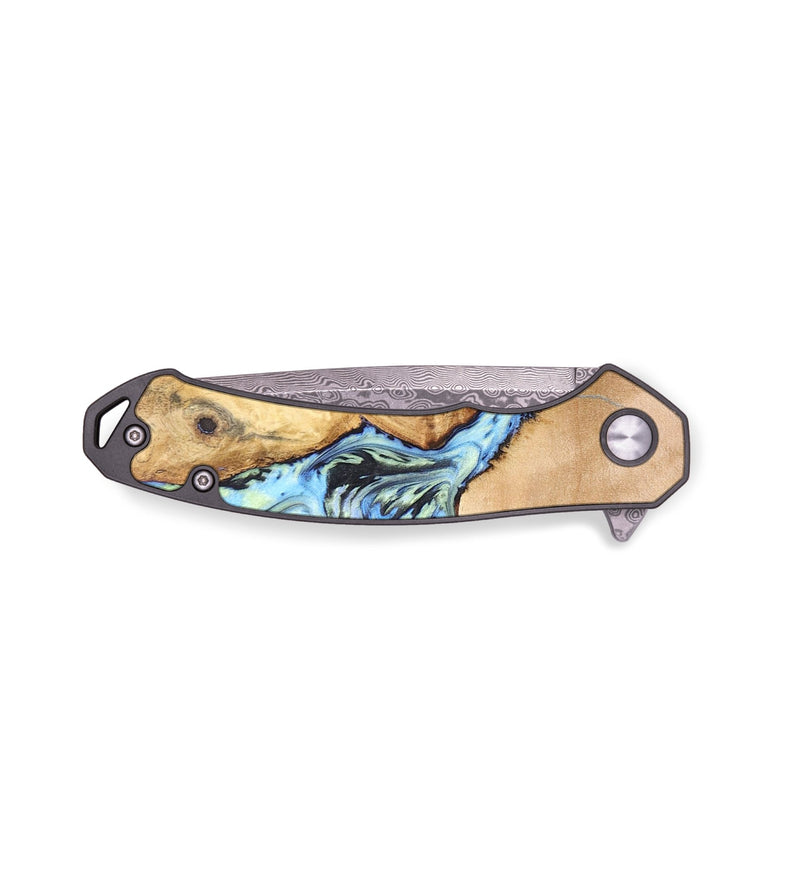 EDC Wood+Resin Pocket Knife - Alma (Aurora, 672034)