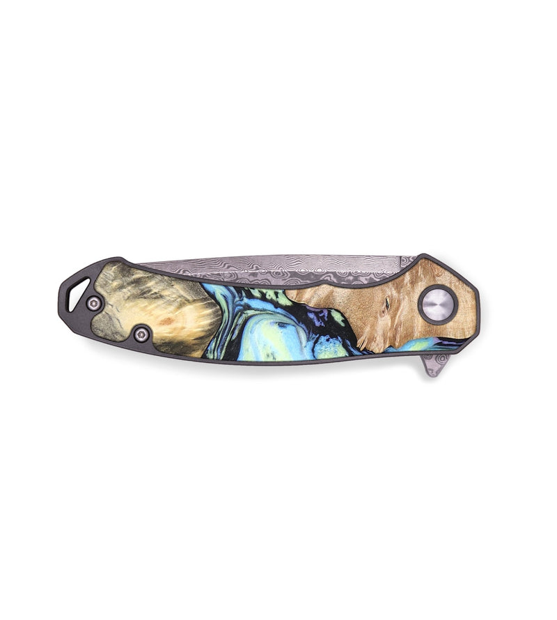 EDC Wood+Resin Pocket Knife - Stanley (Aurora, 672035)