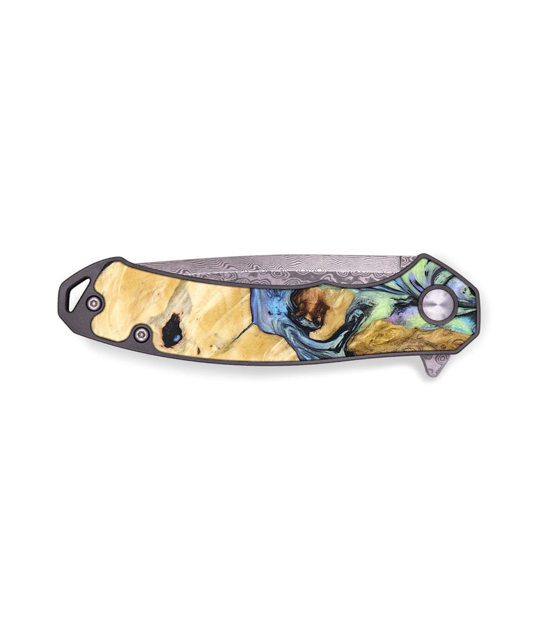 EDC Wood+Resin Pocket Knife - Christie (Aurora, 672044)