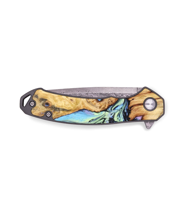 EDC Wood+Resin Pocket Knife - Michele (Aurora, 672046)