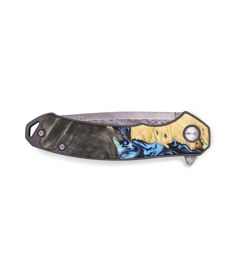 EDC Wood+Resin Pocket Knife - Carolyn (Aurora, 672050)