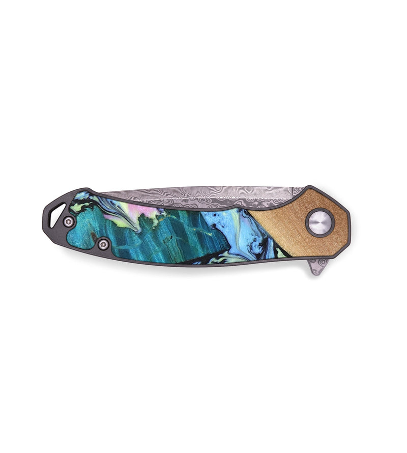 EDC Wood+Resin Pocket Knife - Donald (Aurora, 672051)