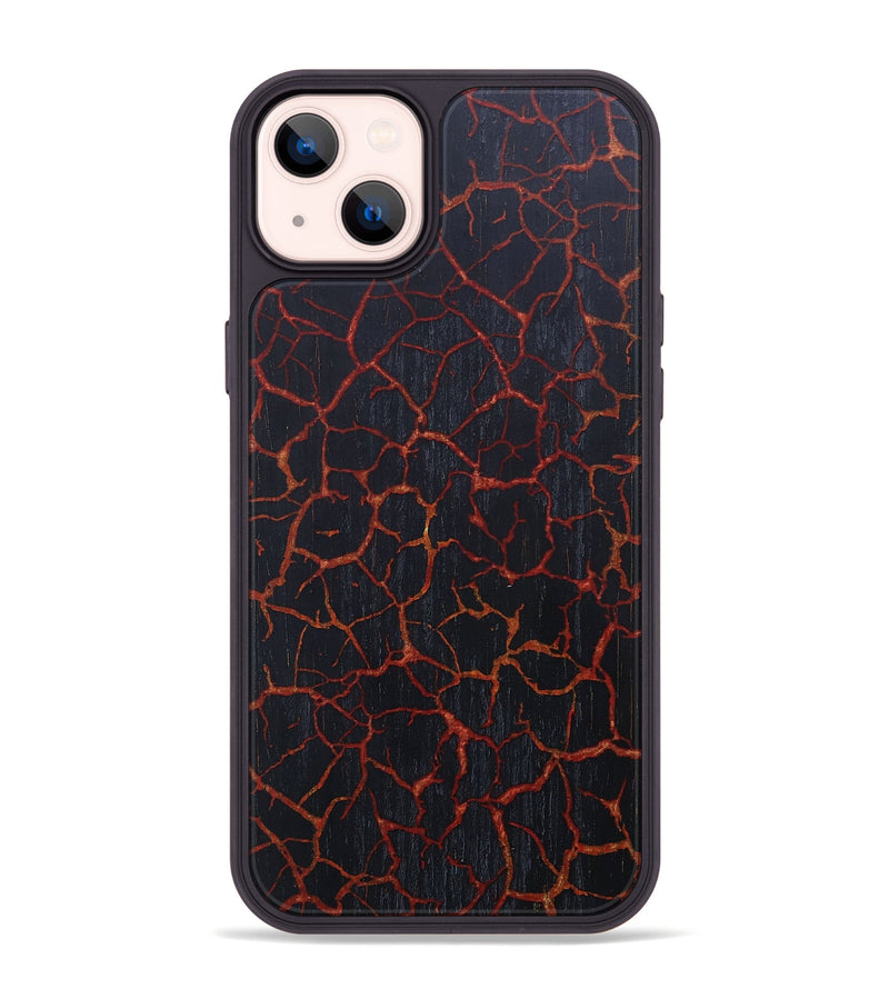iPhone 14 Plus Wood+Resin Phone Case - Emersyn (Lava, 673488)
