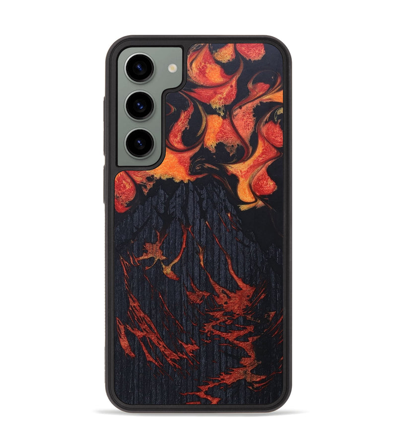 Galaxy S23 Plus Wood+Resin Phone Case - Chuck (Lava, 673495)
