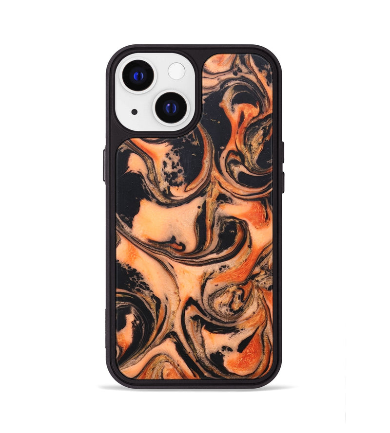 iPhone 13 Wood+Resin Phone Case - Daryl (Lava, 673552)