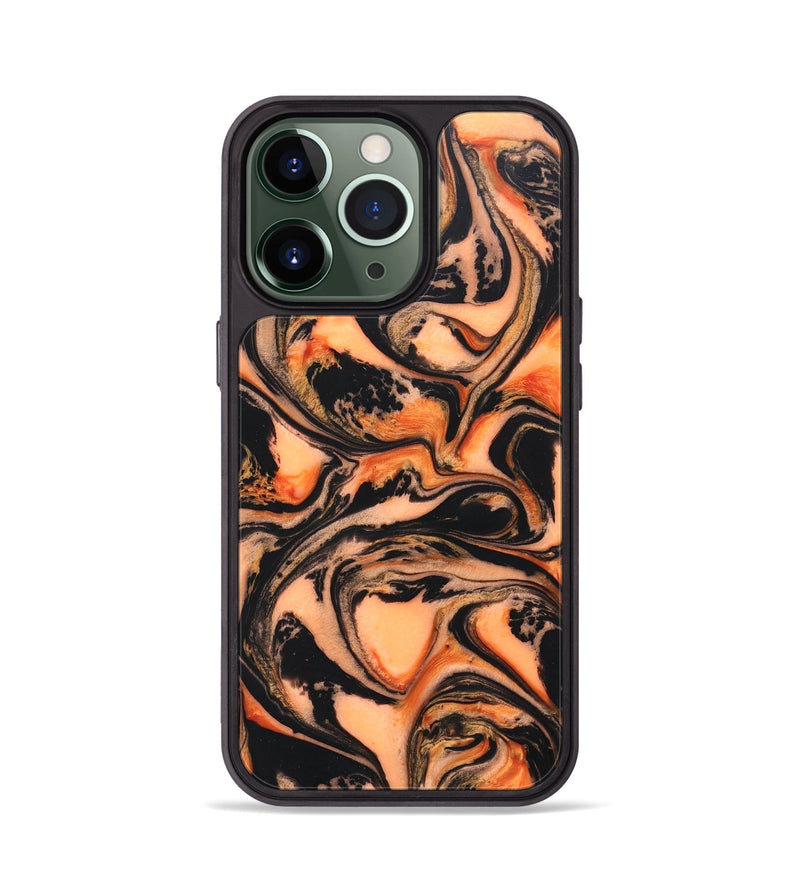iPhone 13 Pro Wood+Resin Phone Case - Theo (Lava, 673569)