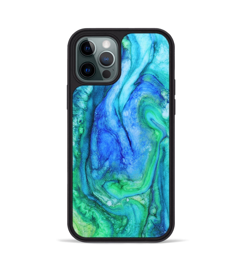 iPhone 12 Pro ResinArt Phone Case - Adelyn (Watercolor, 673604)