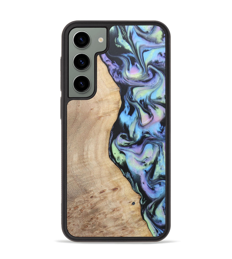 Galaxy S23 Plus Wood+Resin Phone Case - Bria (Aurora, 673649)