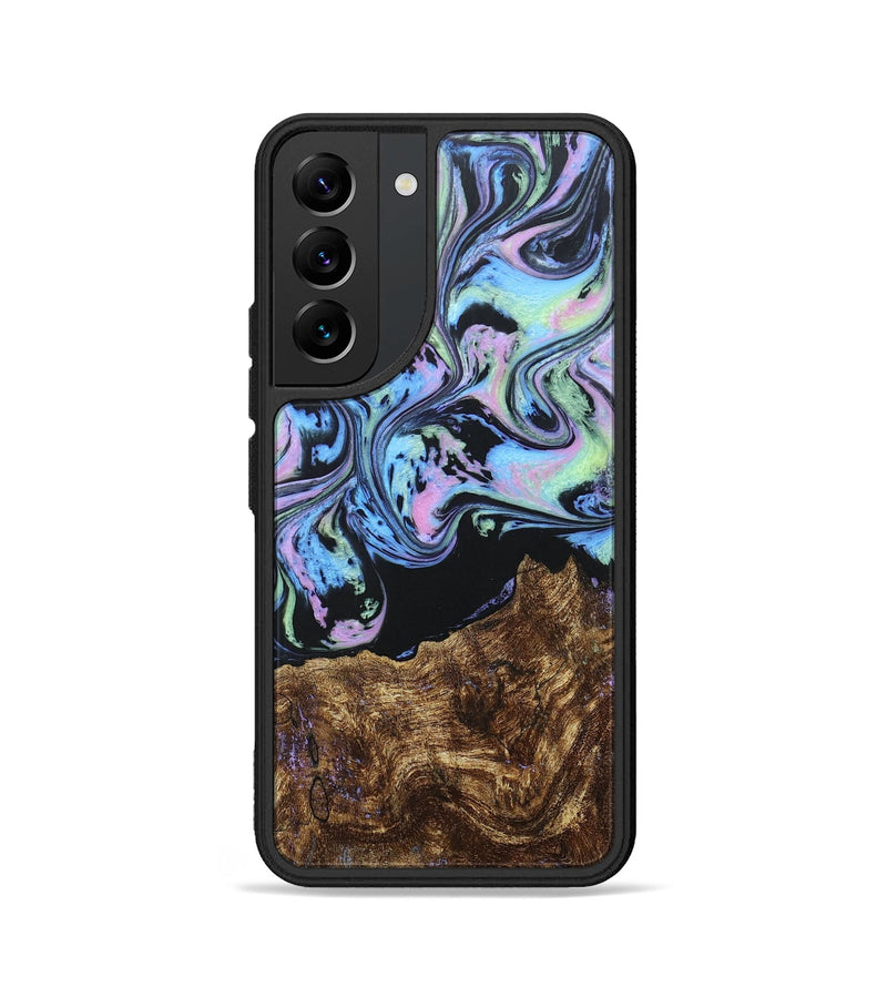 Galaxy S22 Wood+Resin Phone Case - Jack (Aurora, 673667)