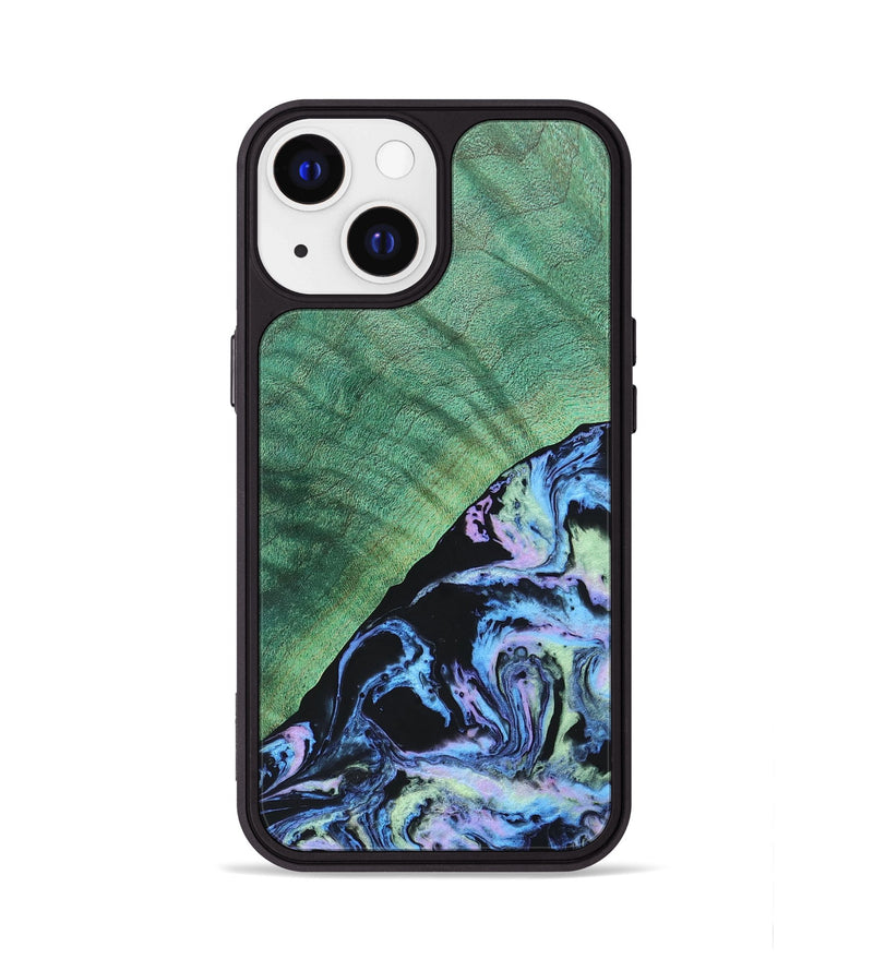 iPhone 13 Wood+Resin Phone Case - Blanche (Aurora, 673679)
