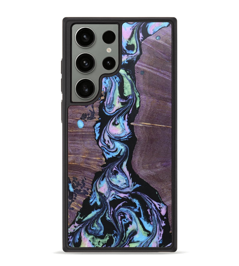 Galaxy S23 Ultra Wood+Resin Phone Case - Keith (Aurora, 673717)