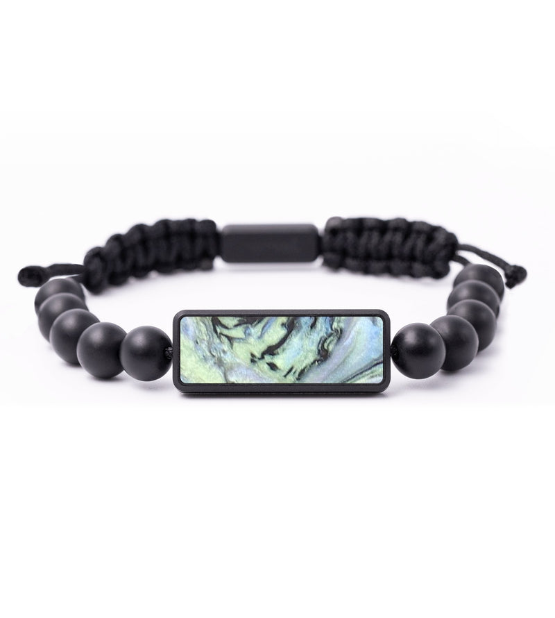 Onyx Bead Wood+Resin Bracelet - Lowell (Aurora, 673754)