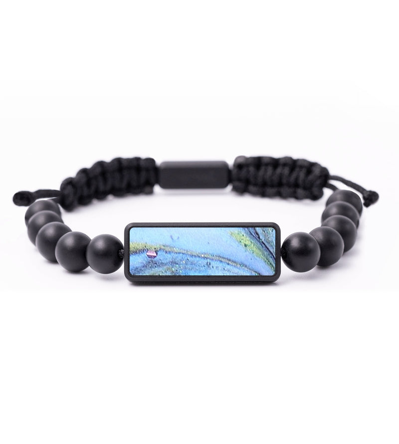 Onyx Bead Wood+Resin Bracelet - Brandi (Aurora, 673765)