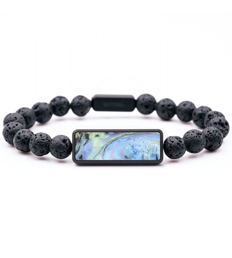 Lava Bead Wood+Resin Bracelet - Shayla (Aurora, 673801)