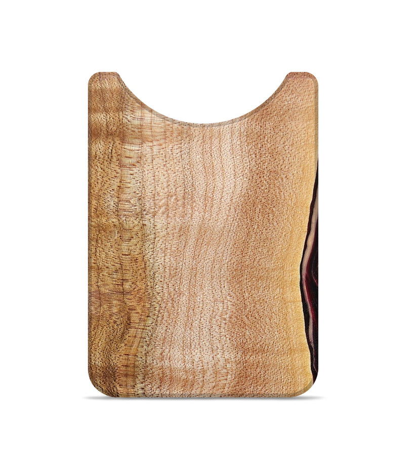 Live Edge Wood+Resin Wallet - Luciana (Wood Burl, 674737)