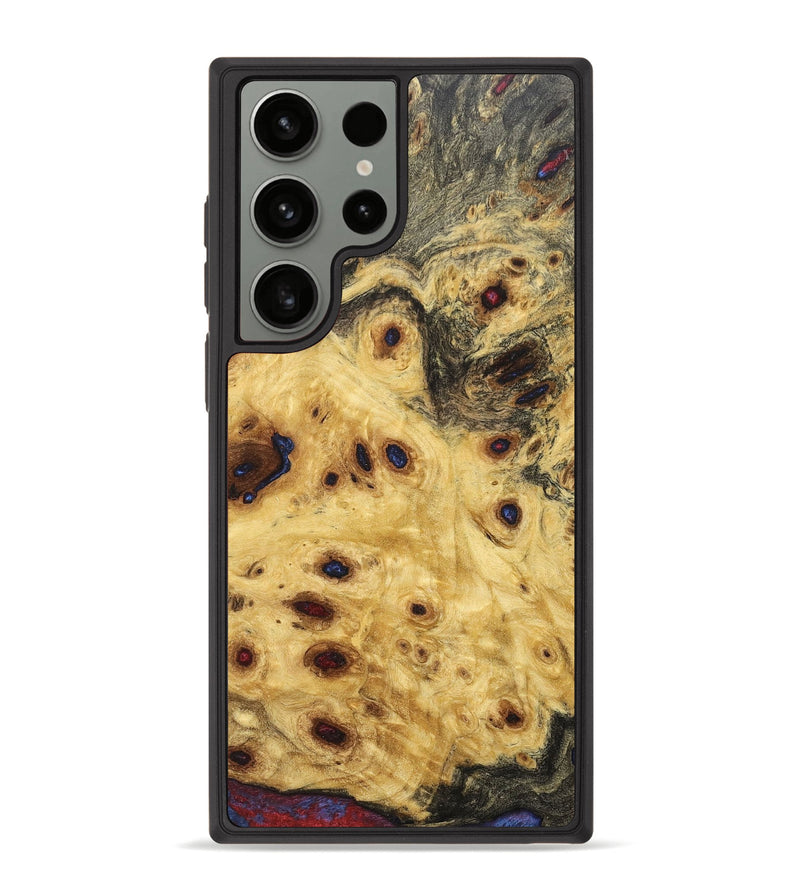 Galaxy S23 Ultra Wood+Resin Phone Case - Jasmin (Wood Burl, 675804)