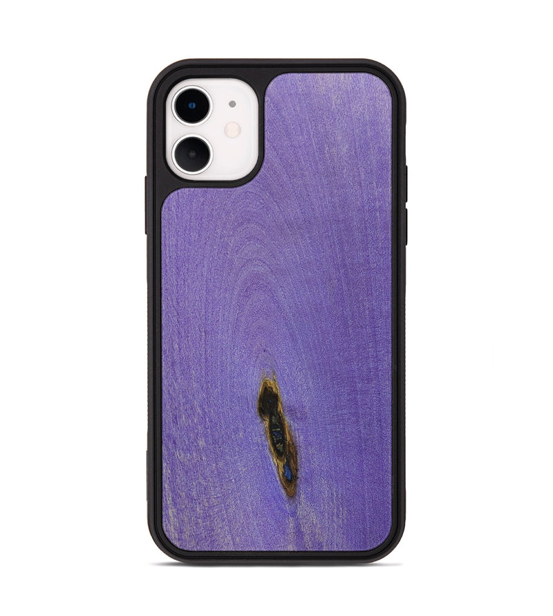 iPhone 11 Wood+Resin Phone Case - Donnie (Wood Burl, 675818)