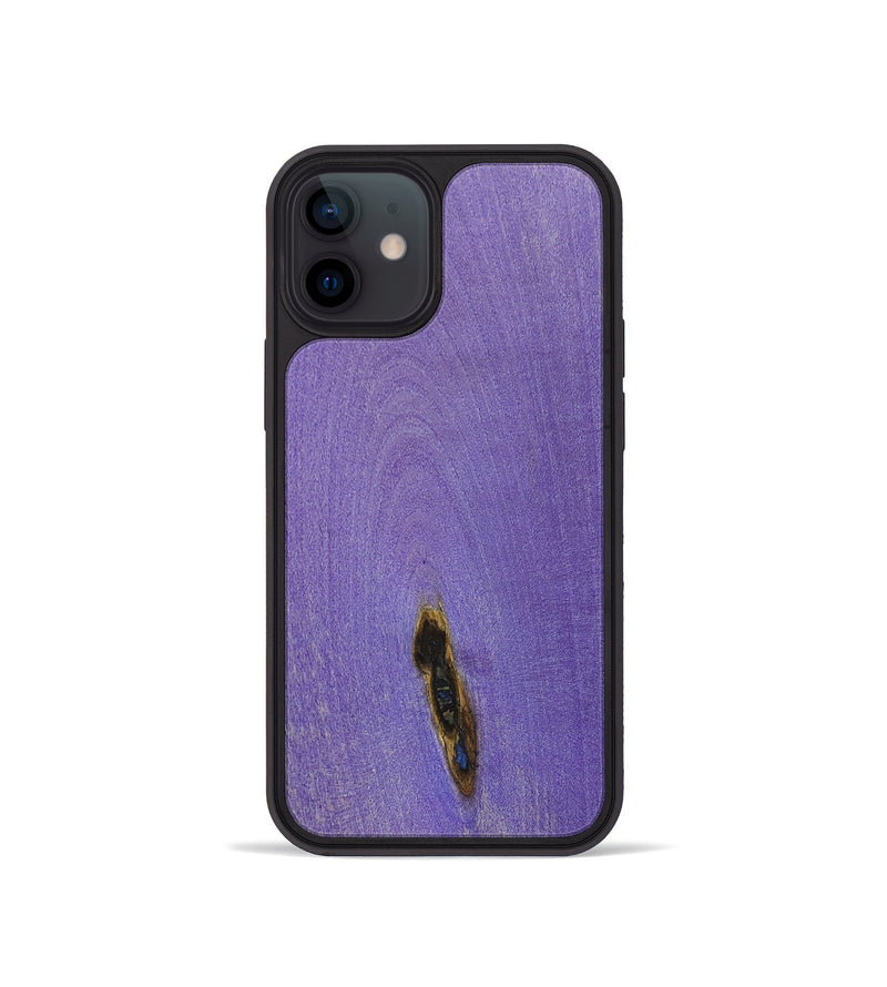 iPhone 12 mini Wood+Resin Phone Case - Donnie (Wood Burl, 675818)