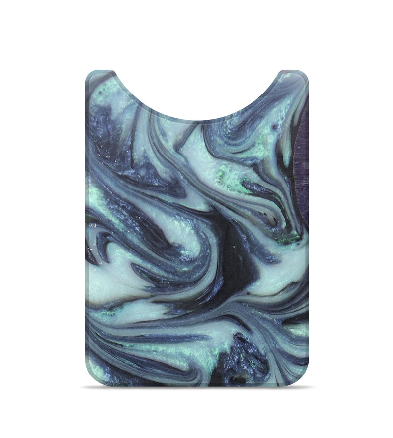 Live Edge ResinArt Wallet - Ember (Blue, 676436)