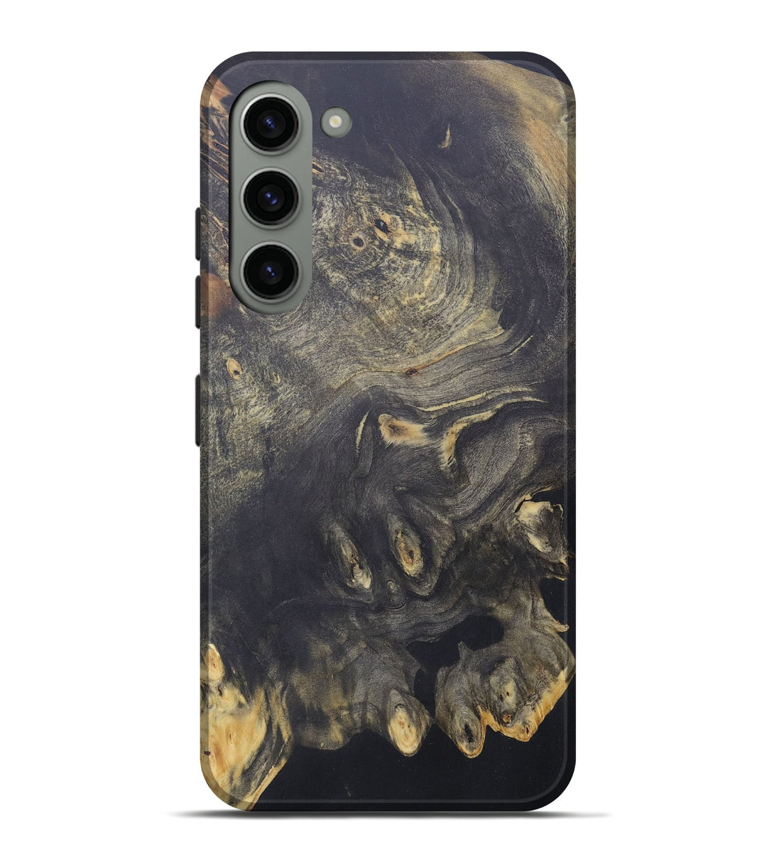 Galaxy S23 Plus Wood+Resin Live Edge Phone Case - Bradley (Wood Burl, 676459)
