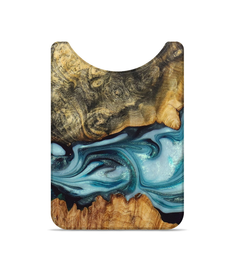 Live Edge Wood+Resin Wallet - Greg (Green, 676902)
